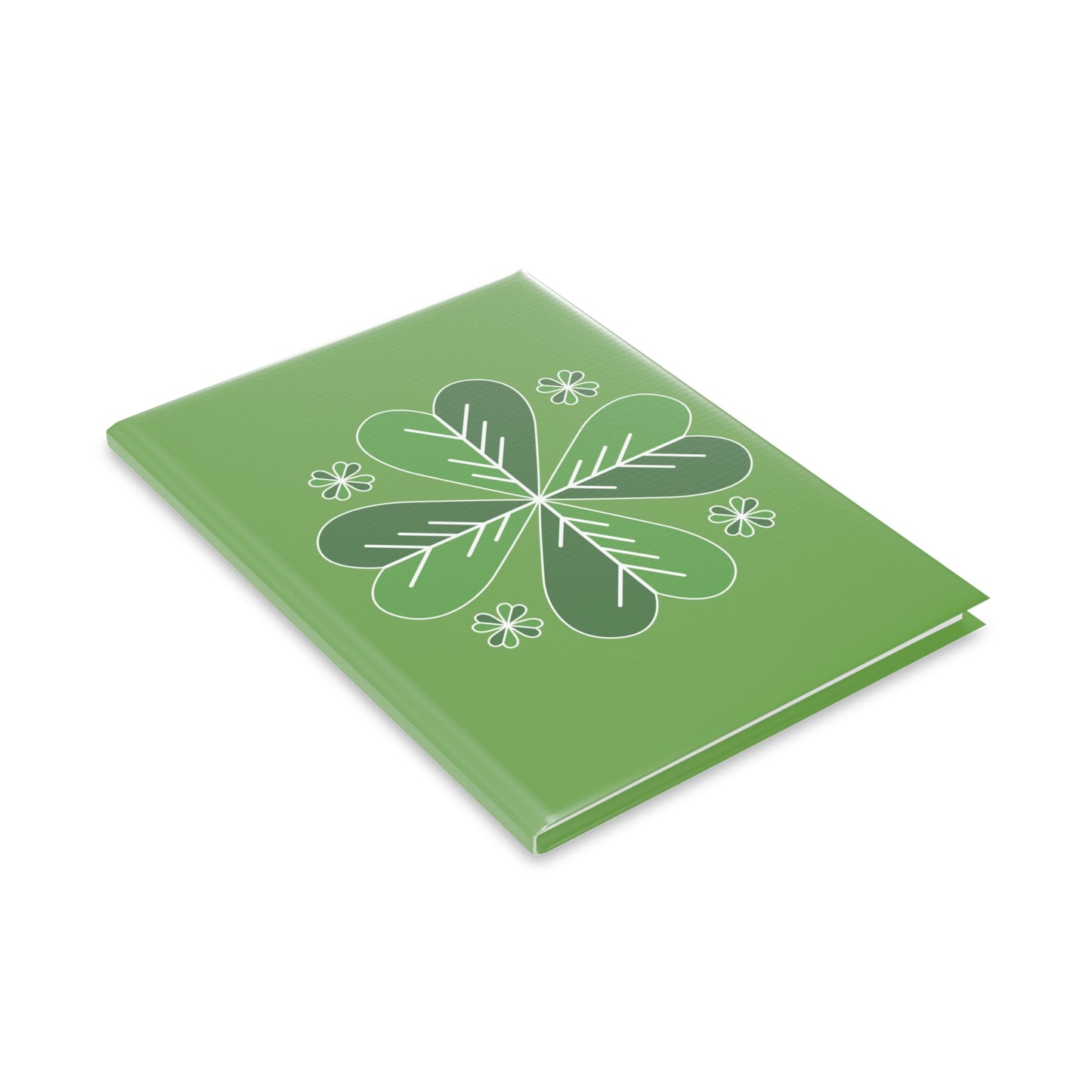 Lucky Clover Hardcover Notebook with Puffy Covers